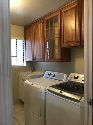 STEP # 2"LAUNDRY ROOM" COMPLETED.