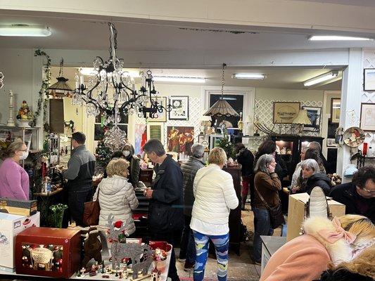 This is how busy the store gets great place to donate things, and it goes directly to helping people that are visually impaired or blind.