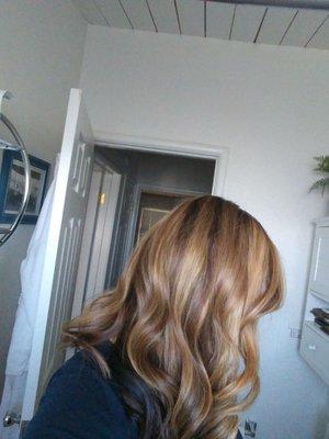 Used to be orange and badly toned from an inexperienced colorist until I met Jes. This color is 3 months old