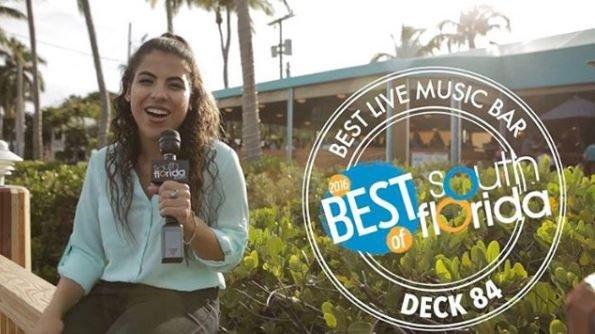 Deck 84 voted BEST Live Music Bar in all of South Florida! Live Music is on every Saturday & Sunday from 2pm-5:30pm on the deck!