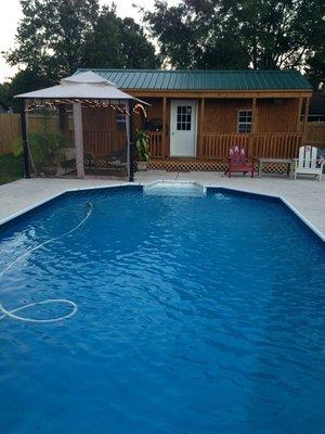 Great to use as pool house or guest house!