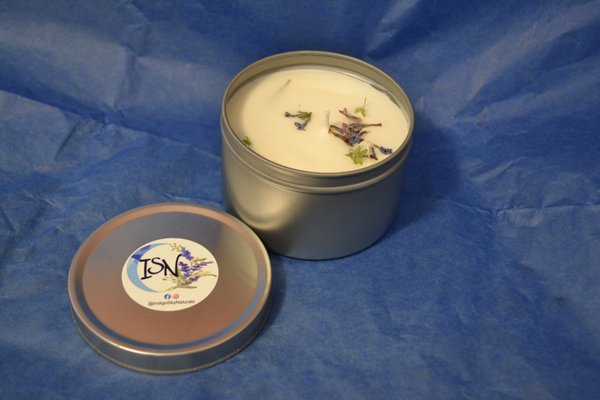 Soy Wax candle scented with 100% essential oils.