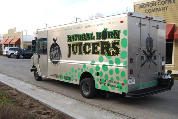 Food truck designed for our friends at Natural Born Juicers.