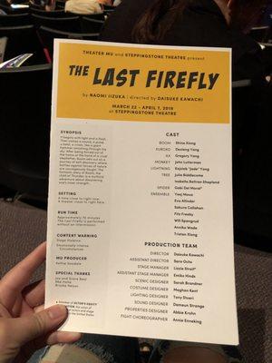 The last firefly