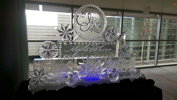 NightShine Ice Sculpture for Denver Health Foundation