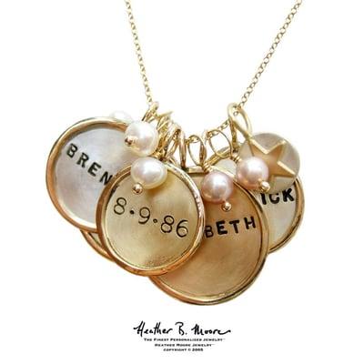 Heather B. Moore the finest personalized jewelry