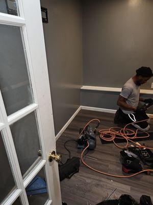 Flooring and painting