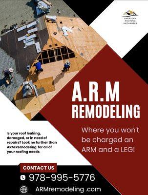 ARM Remodeling flyer!