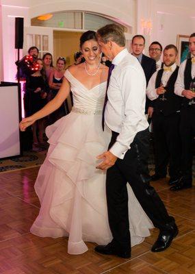 A beautiful father/daughter dance choreographed by Irina!