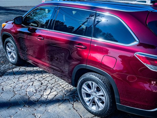 2014 Toyota Highlander Paint Correction + 1 Year Ceramic Sealant