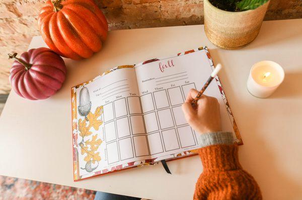 The FALL planner book of the May + October Seasonal Self-Care Planner®