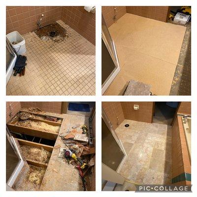 Our customers needed a new floor installed