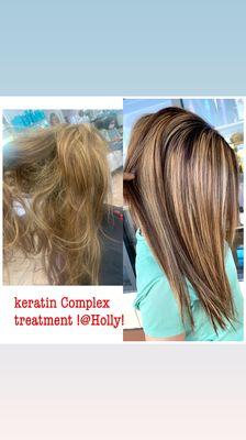 keratin Complex Hair Treatment !