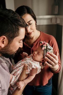 Lifestyle Newborn Session, Buffalo, NY