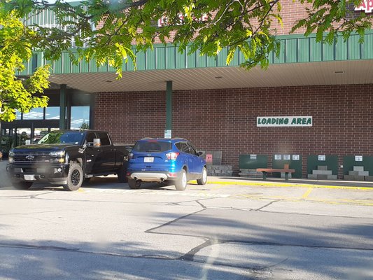 When you don't understand what "loading area" means, and your entitled butt parks wherever you want to.