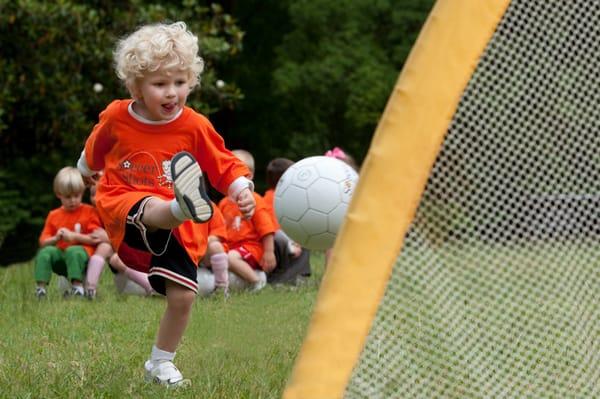 Our program offers a HIGH ENERGY, FUN, and AGE APPROPRIATE Introduction to the wonderful game of SOCCER