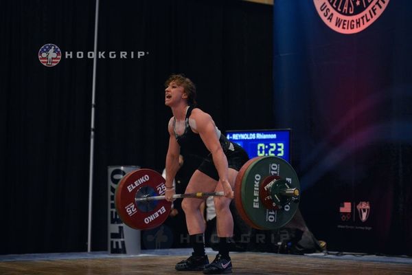 National Champion and World Team Member Rhiannon Reynolds - competing at the USA Weightlifting Nationals