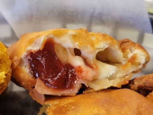 Guava & cheese empanada