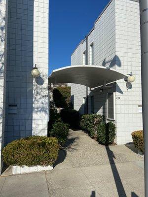 Front of the Office Building on California Avenue in Palo Alto