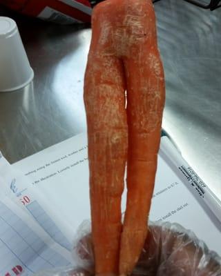 And for the man that has everything we even have female carrots!