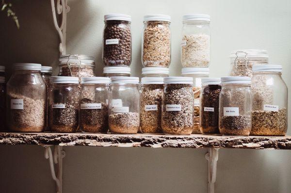 Some herbs in our apothecary