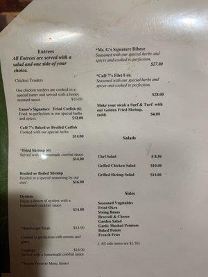 Menus