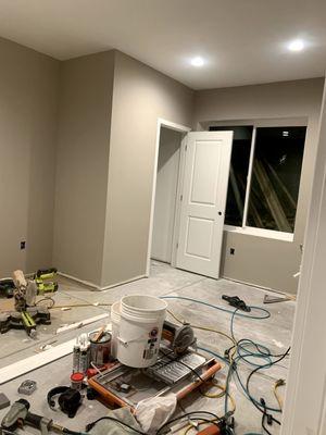 Bathroom/Room Finish in Basement