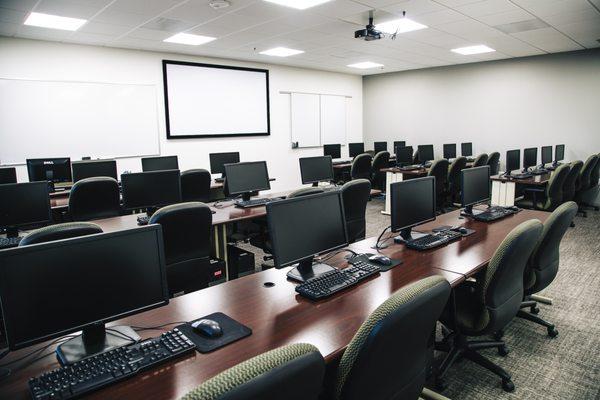 Large Conference Room with Computer Set-up