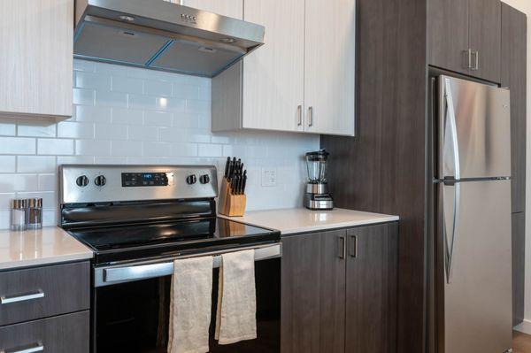 Kitchen with Stainless Steel Appliances