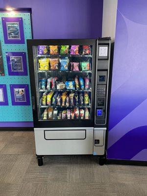 Vending machine at the entrance.