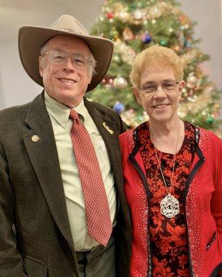 Christmas 2019, with my Sweetheart of 58 years beside me (Eileen is largely the reason I am here today).