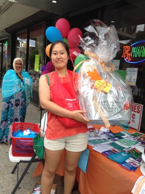 Health Fair September 2015 Our  Beauty Basket Winner!!!!