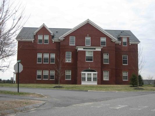 One of the five buildings at Brick Hill Cottages