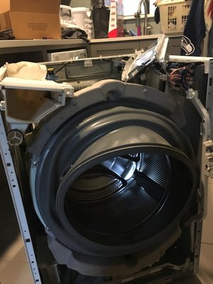 Washer bellow sprung a leak