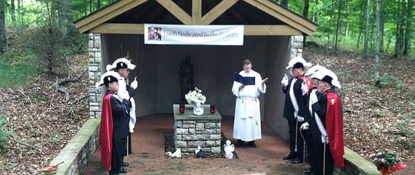 The Tomb Dedicated to the Unborn at the Marian Center in Joy Valley, Petoskey, MI