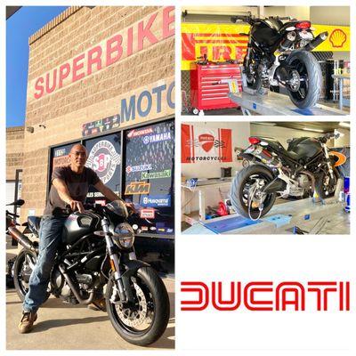 My first Ducati!  Purchased from Drazen at Superbike Powersports