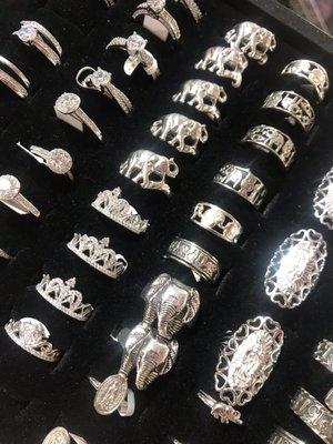 Silver rings