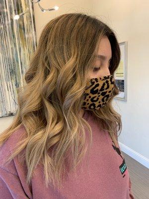 Caramel balayage