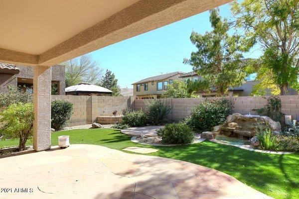 Breathtaking landscape of home recently closed located in North Phoenix