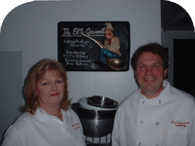 Chef Robert McManus and his wife Donna, Owners of Elite Gourmet Catering, Inc.