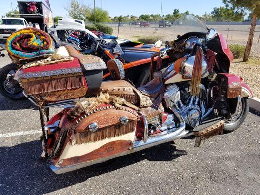 Yes, even you can decorate your Indian motorcycle