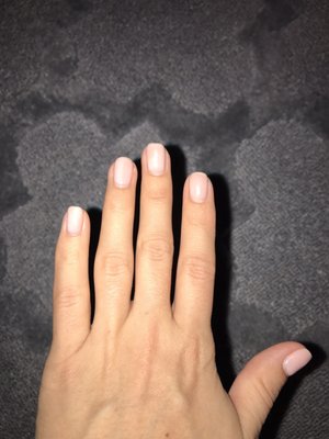 Got my nails done two weeks ago by Chloe and they still look great! She spent one hour to ensure my mani was perfect!