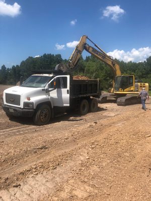 Loading customer truck