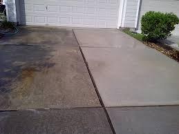 pressure washing before & after