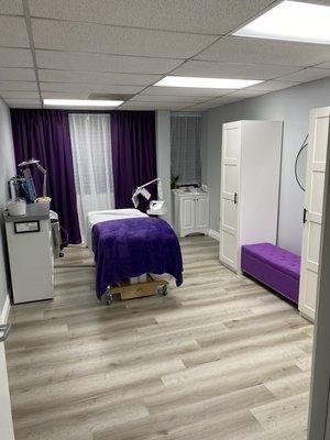 Calming space for a great custom facial.