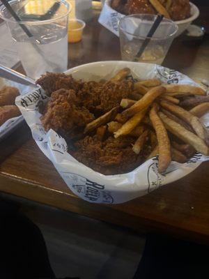 Overcooked  Famous Fresh Cut Fries Chicken Tenders