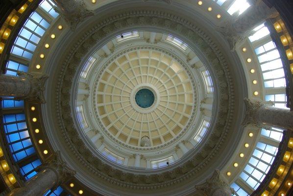 Interior of the Idaho Capitol dome