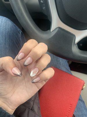 Nails by Son - dip on extensions; first mani I ever got at Lola Nails and kept me coming back; these were for a wedding I was in