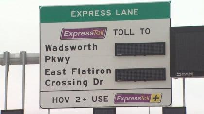 Express Lanes Signage