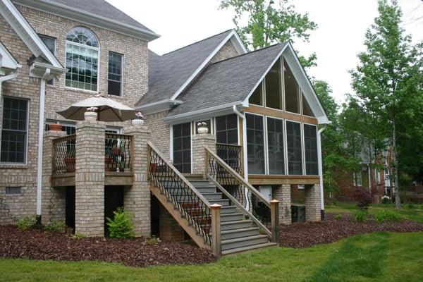 Sunroom and Deck combo in Greensboro NC